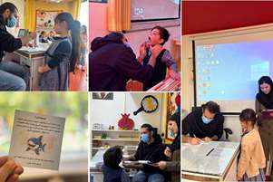 انجام معاینه دهان و دندان در کودکستان